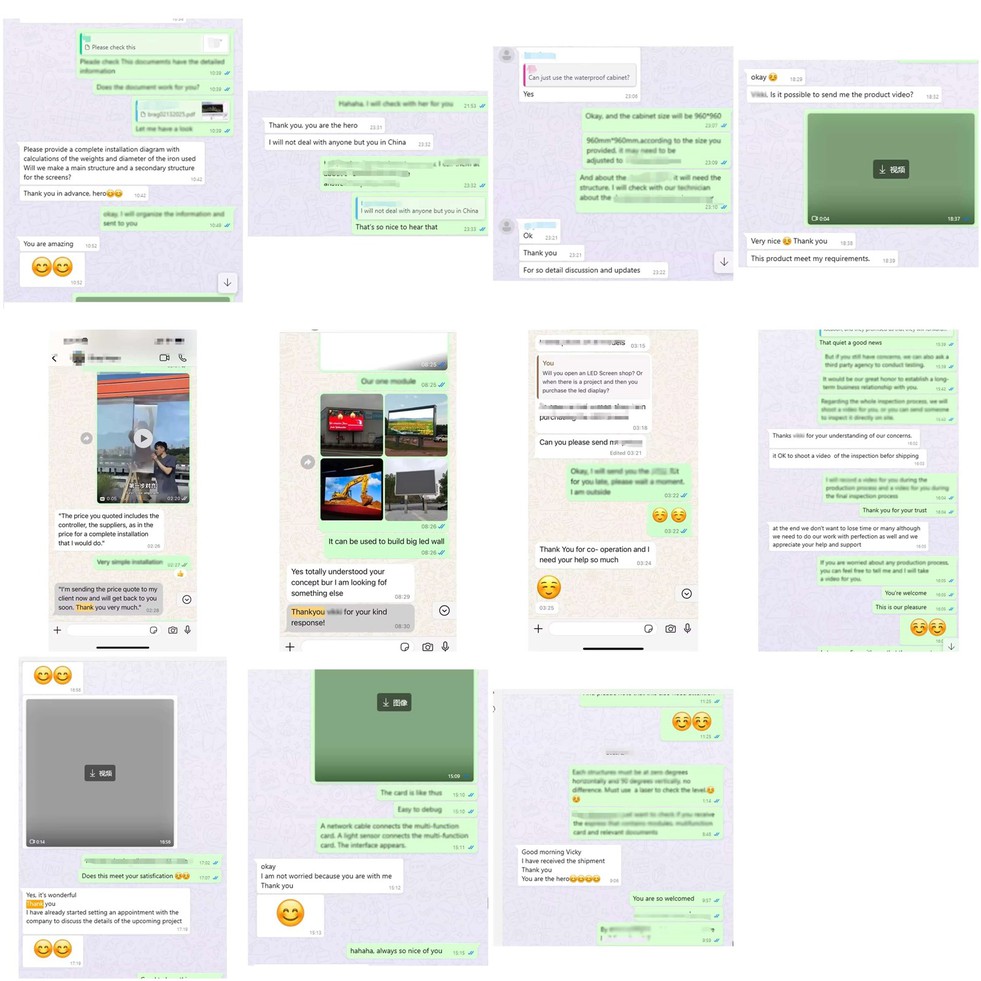 customer service of P153 led digital poster customer service of P153 led digital poster